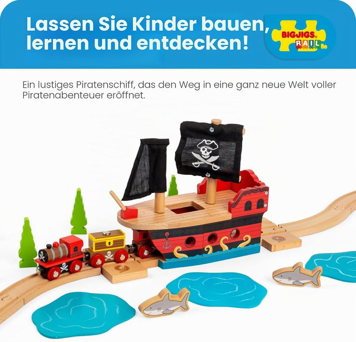 Bigjigs Rail Piratenschiff