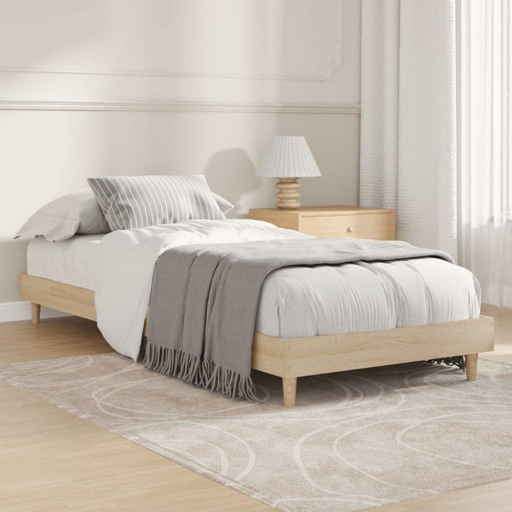 Tidyard Bettgestell Bettrahmen Holzbett Bett Jugendbett mit Lattenrost Gästebett Doppelbett/Einzelbe