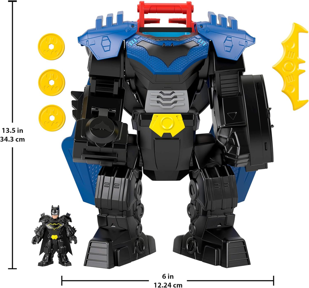 Fisher-Price Imaginext DC Super Friends Batman Flug-Mech mit Lichtern, Soundeffekten und Bewegungsme