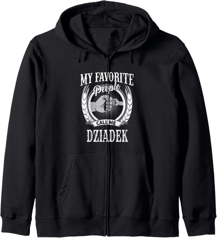 Meine Lieblings-Leute nennen mich Dziadek polnischen Opa Kapuzenjacke
