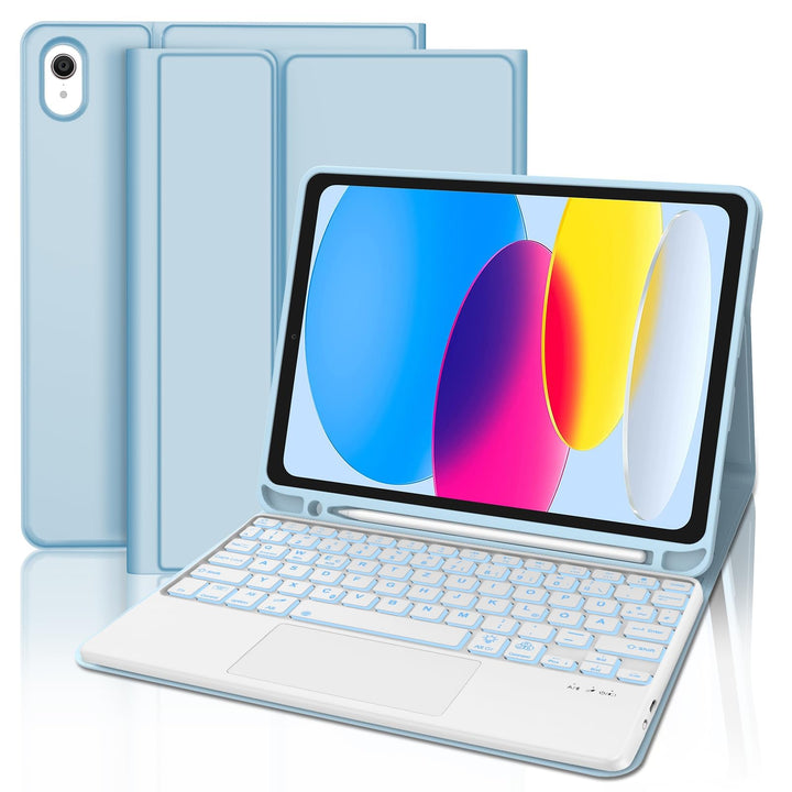 WINCHKING Tastatur Hülle Für iPad A16 11/10 Generation 2025/2022 (11/10.9 Zoll), Hülle Mit Tastatur