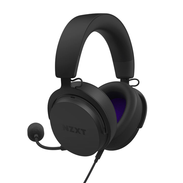 NZXT Kabelgebundenes PC-Gaming Relay-Headset – AP-WCB40-B2 - Hi-Res-Audio-zertifiziert – DTS Headpho