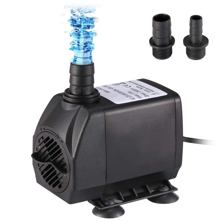Tauchwasserpumpe 2500L/H 45W für Aquariumteich Fischtank Springbrunnen Frisch- und Meerwasserzirkula