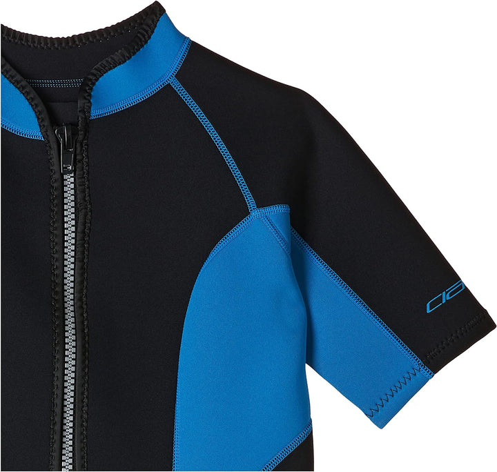 Seac Damen Sealight Shorty Neoprenanzug, Mehrfarbig (Schwarz/Blau), XS