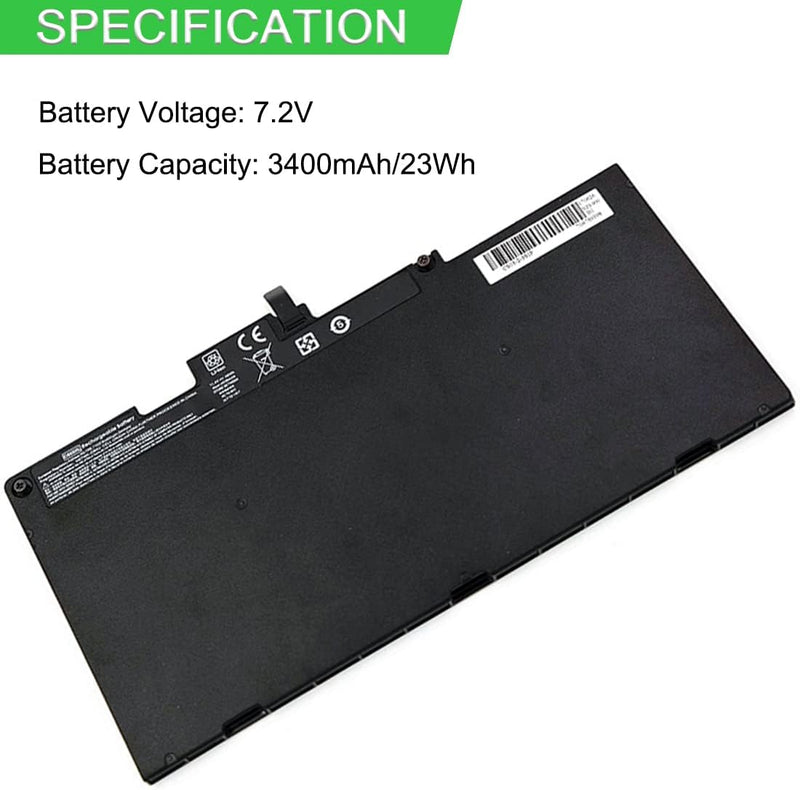 XITAIAN 11.4V 46Wh CS03XL Ersatz Laptop Akku für HP EliteBook 745 755 850 G3 840 G2 15U G3 800513-00