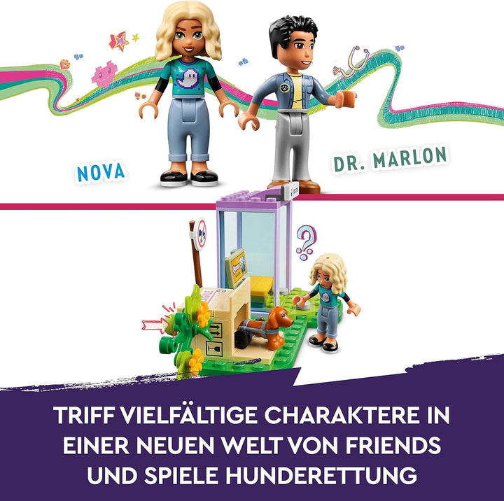 LEGO 41741 Friends Hunde-Rettungsvan, Tierrettung-Spielzeug-Van mit Haustieren und Mini-Puppen aus 2