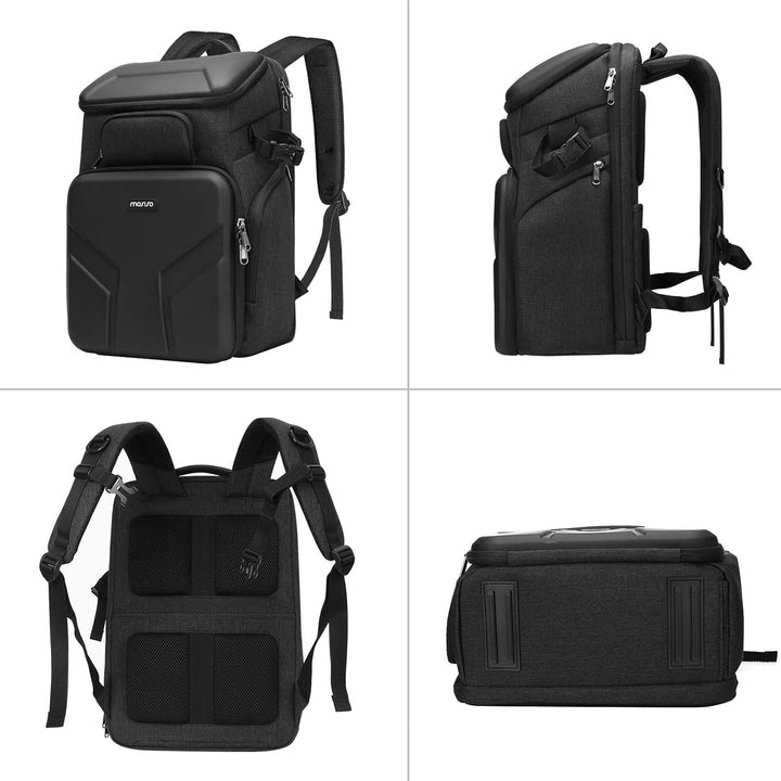 MOSISO Kamera Rucksack, DSLR/SLR/Spiegellose Fotografie Wasserdicht 17,3 Zoll Kamera Tasche mit Fron