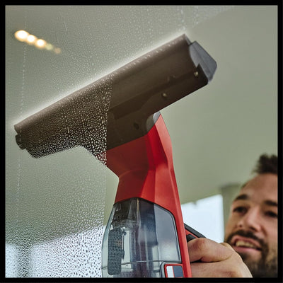 Einhell Akku-Fensterreiniger BRILLIANTO Power X-Change (18 V, 28 cm lange Saugdüse, streifenfreie Re