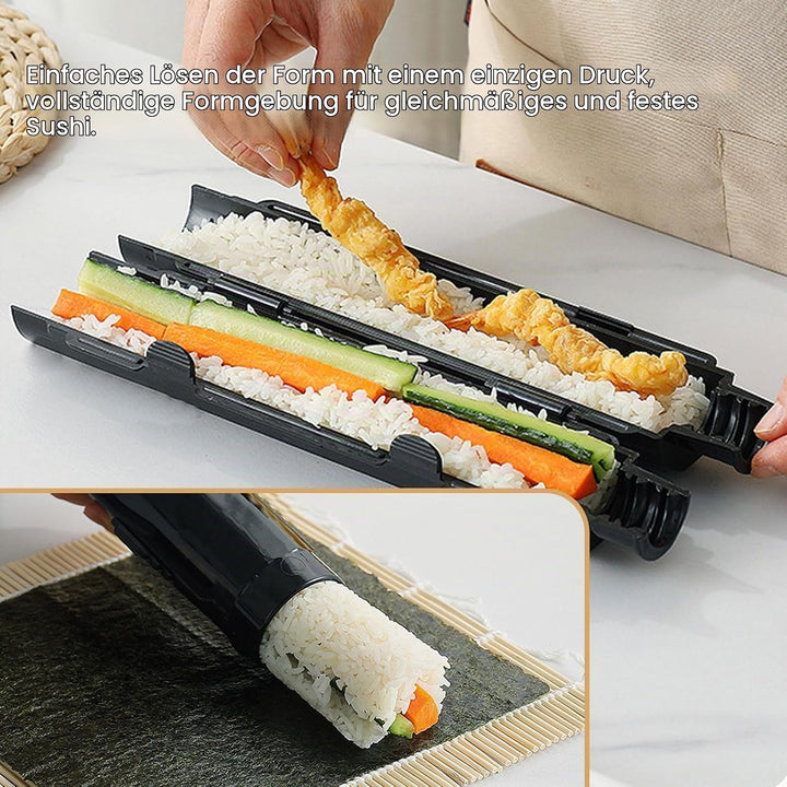 4 Stück Sushi Maker, Sushi Set zum Selber Machen, Sushi Maker Kit Tragbarer, DIY Sushi Set zum Selbe
