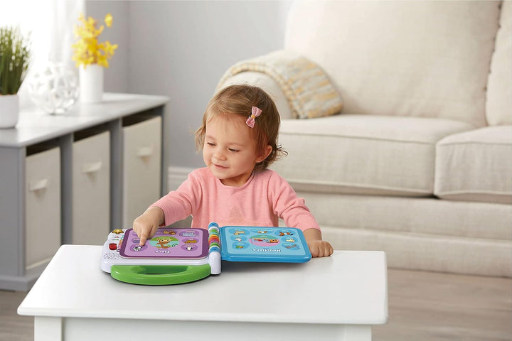 VTech Baby Mein 100-Wörter-Buch – Interaktives Bilderbuch zum Lernen erster Wörter mit 12 bilinguale