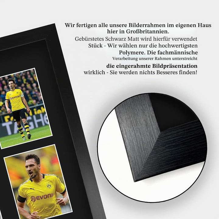 HWC Trading FR A3 Mats Hummels Borussia Dortmund Gedruckte Erinnerungsstücke Signiert Autogramm Foto