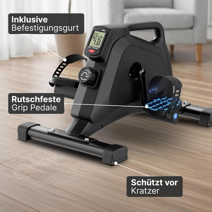 NEOLYMP Pedaltrainer für Zuhause TÜV geprüft – gelenkschonender Beintrainer im Sitzen für Senioren,
