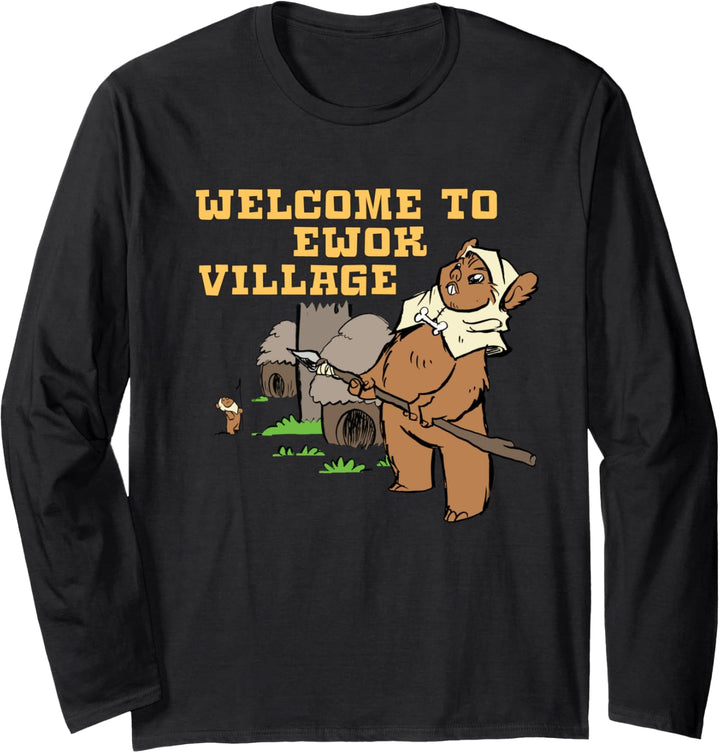 Star Wars Welcome to Ewok Village Langarmshirt