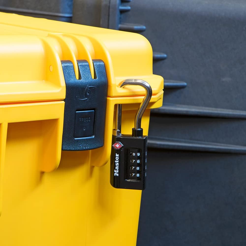 Master Lock 4696T Zahlenkombination, 2 Stück eigenes Zahlenschloss TSA-zugelassenes Gepäckschloss, S