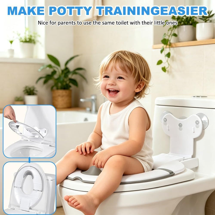 Faltbarer Toilettensitz Kinder, Tragbarer WC Sitz Kinder, Anti-Rutsch Toilettenaufsatz kinder Toilet