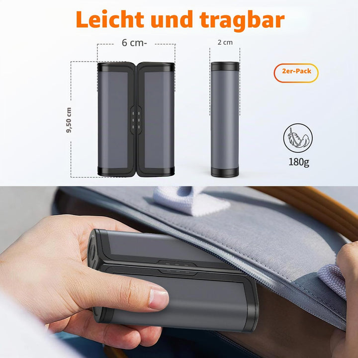 gabless Handwärmer elektrisch 2er Set, Handwärmer Taschenwärmer, Handwärmer wiederverwendbar, elektr