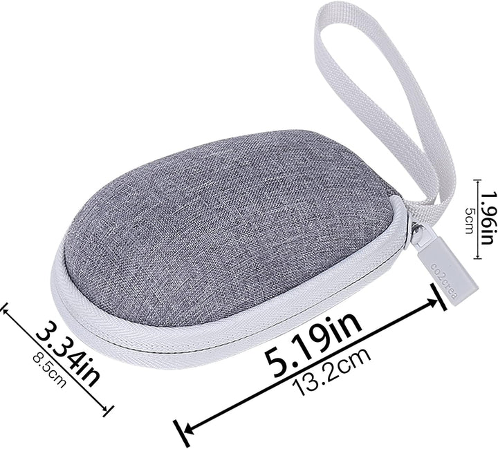 co2CREA case Harte reiseschutzhülle Etui Tasche für Logitech Signature M650 L Kabellose Maus, Nur Ta