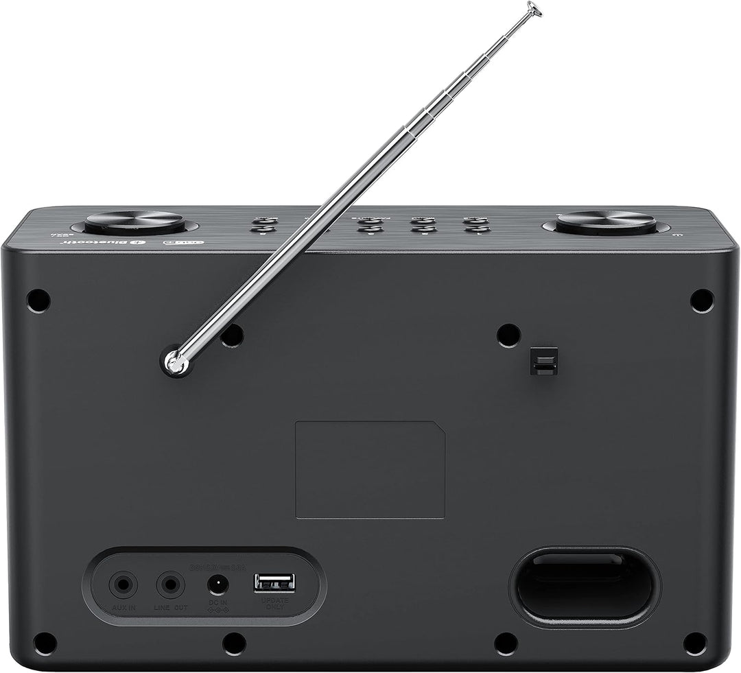 KENWOOD CR-ST80DAB-B Stereo-Kompaktradio (DAB+, UKW, Bluetooth, Line-In, Weckfunktion, Farbe