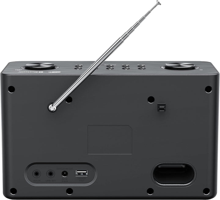 KENWOOD CR-ST80DAB-B Stereo-Kompaktradio (DAB+, UKW, Bluetooth, Line-In, Weckfunktion, Farbe
