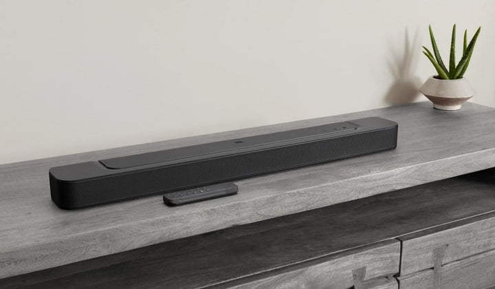 JBL Bar 300 All-in-One Kompakt-Soundbar 5.0 Kanäle mit MultiBeam und Dolby Atmos, Schwarz