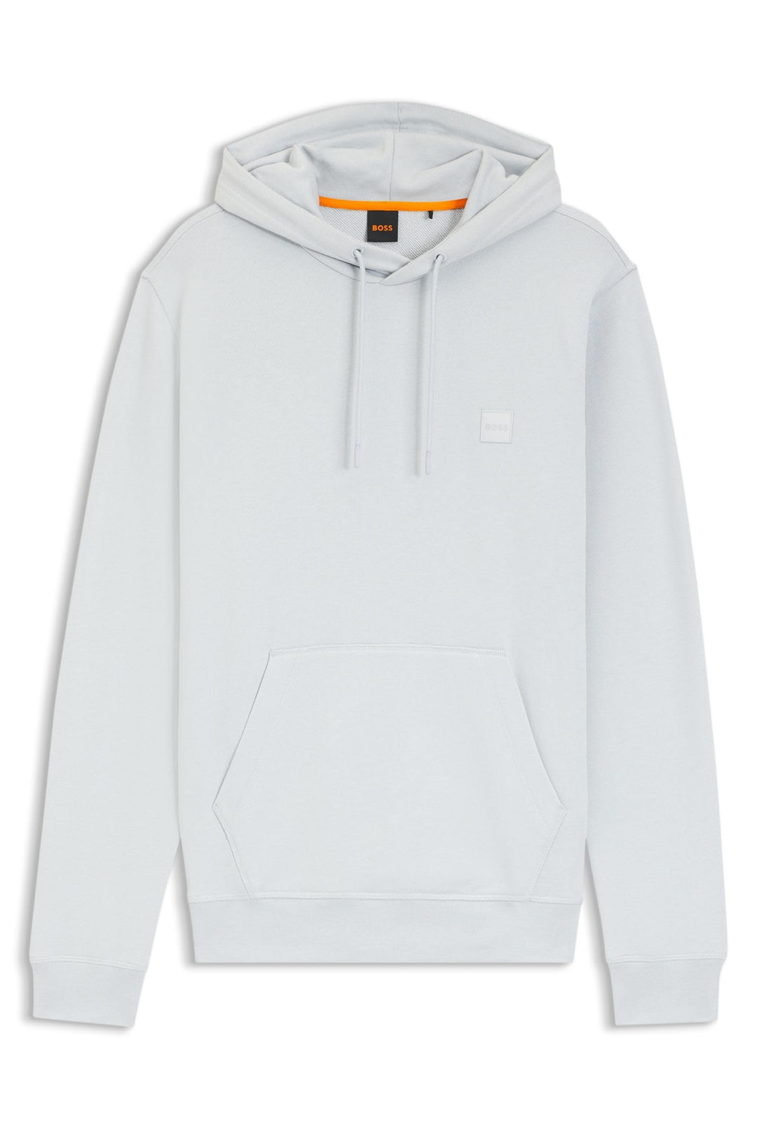 BOSS Herren Wetalk Regular-Fit Hoodie aus Baumwoll-Terry mit Logo-Aufnäher XS 053light/Pastel Grey,