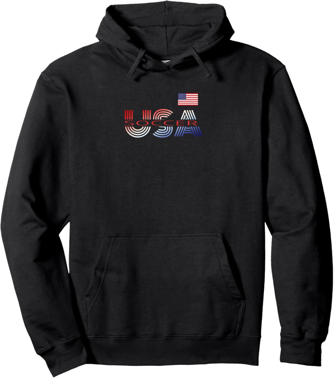 Patriotischer USA-Teamsportfan Futbol-Spieler American Pullover Hoodie