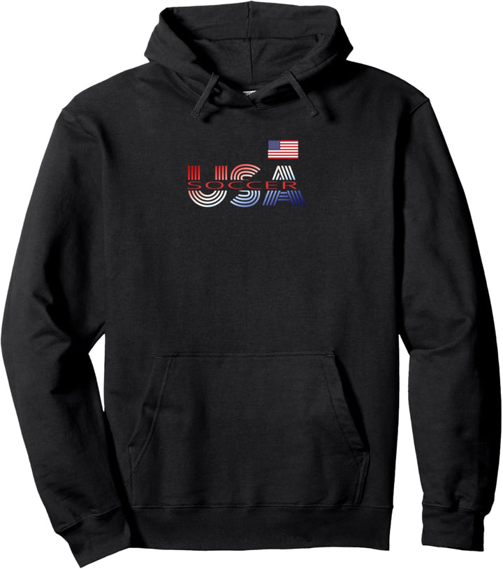 Patriotischer USA-Teamsportfan Futbol-Spieler American Pullover Hoodie