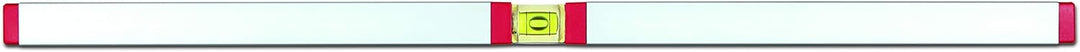 BMI Alu-Profil Wasserwaage ALUSTAR mit Magnet (60 cm lang, kantenlose Horizontal-Libelle mit Lupen-E