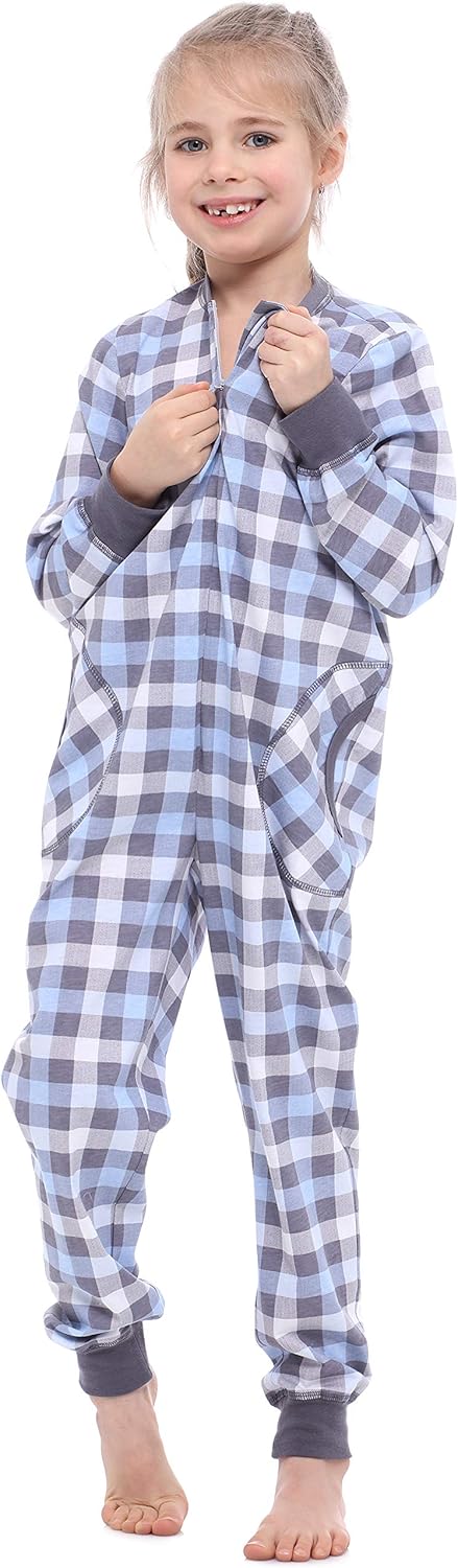 Merry Style Mädchen Schlafoverall Jumpsuit Mädchen Bequeme und warme Schlafanzug Kinder MS10-186 110