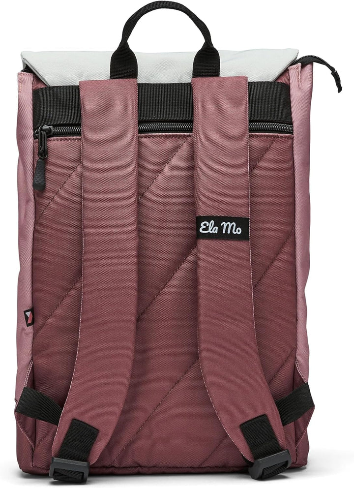 Ela Mo Rucksack Damen - Daypack schön u. durchdacht - Laptop Rucksäcke für Frauen - Anti Diebstahl T