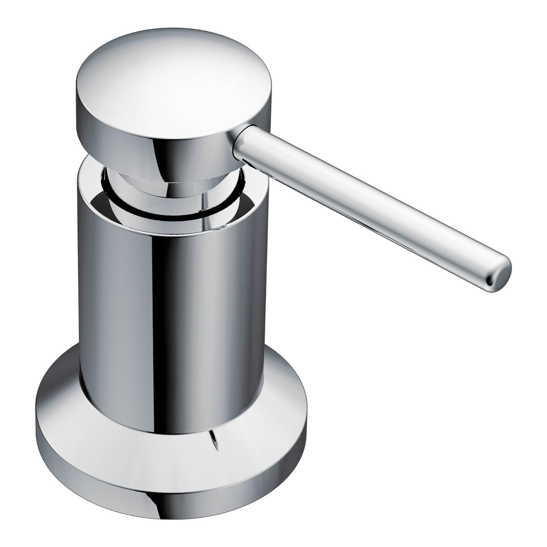 Moen Küchenseifenspender 3942 mit oberhalb der Spüle, nachfüllbare Flasche, Chrom Chrome, Chrome
