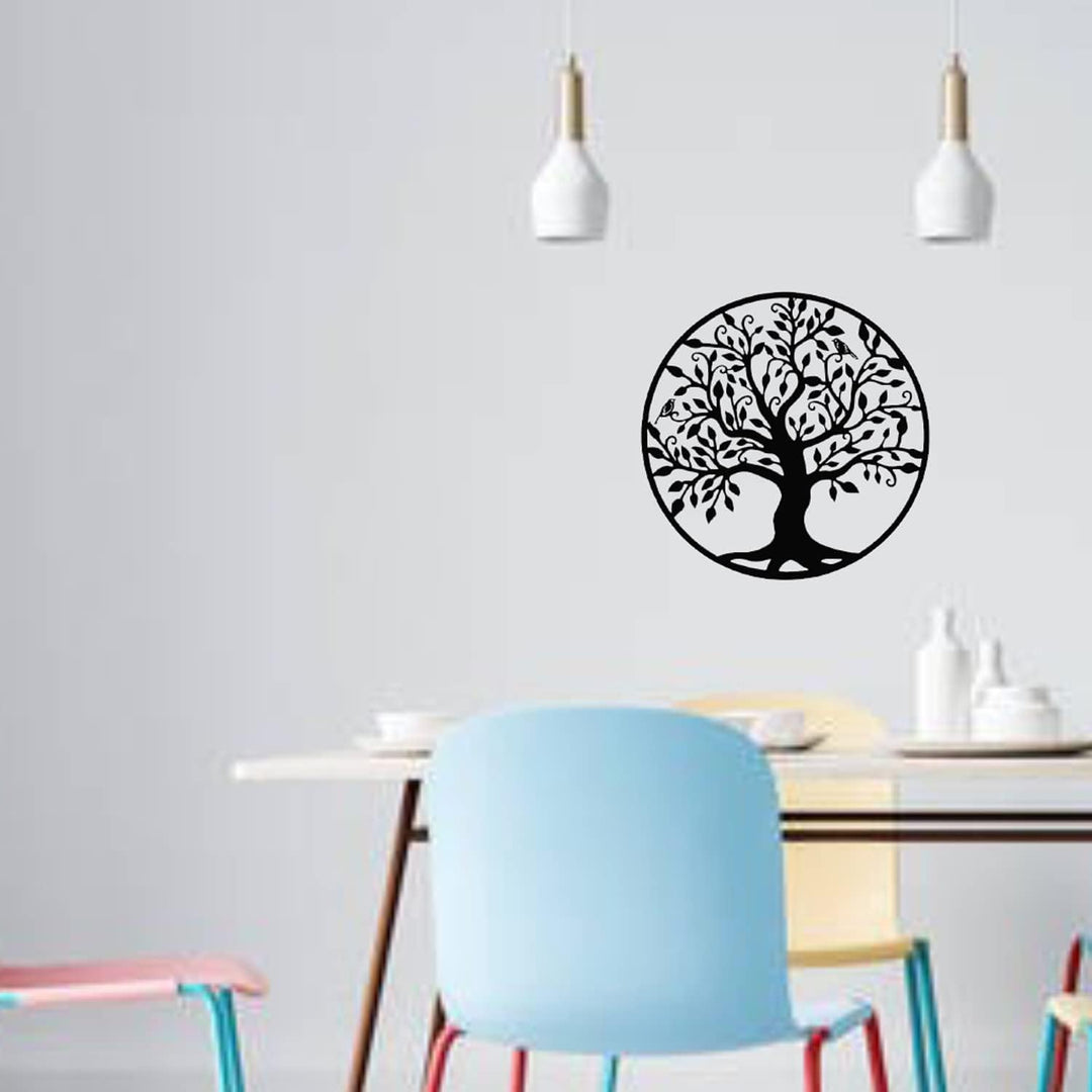 LIKEUDO 50cm Wall Hängende Lebens Baum Metall Wanddekoration Wohnzimmer Wandkunst Dekoration Wandbil