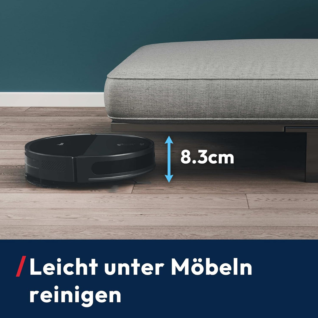 Hoover HG2 Hydro Pro Saug- und Wischroboter - ultraflach, 5000Pa Starke Saugleistung, Reinigung unte