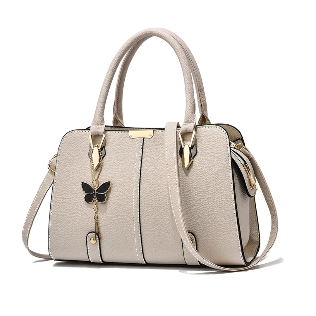 FANDARE Damen Handtasche Tote Beutel PU-Leder Umhängetaschen Schultertasche Wasserdicht Henkeltasche