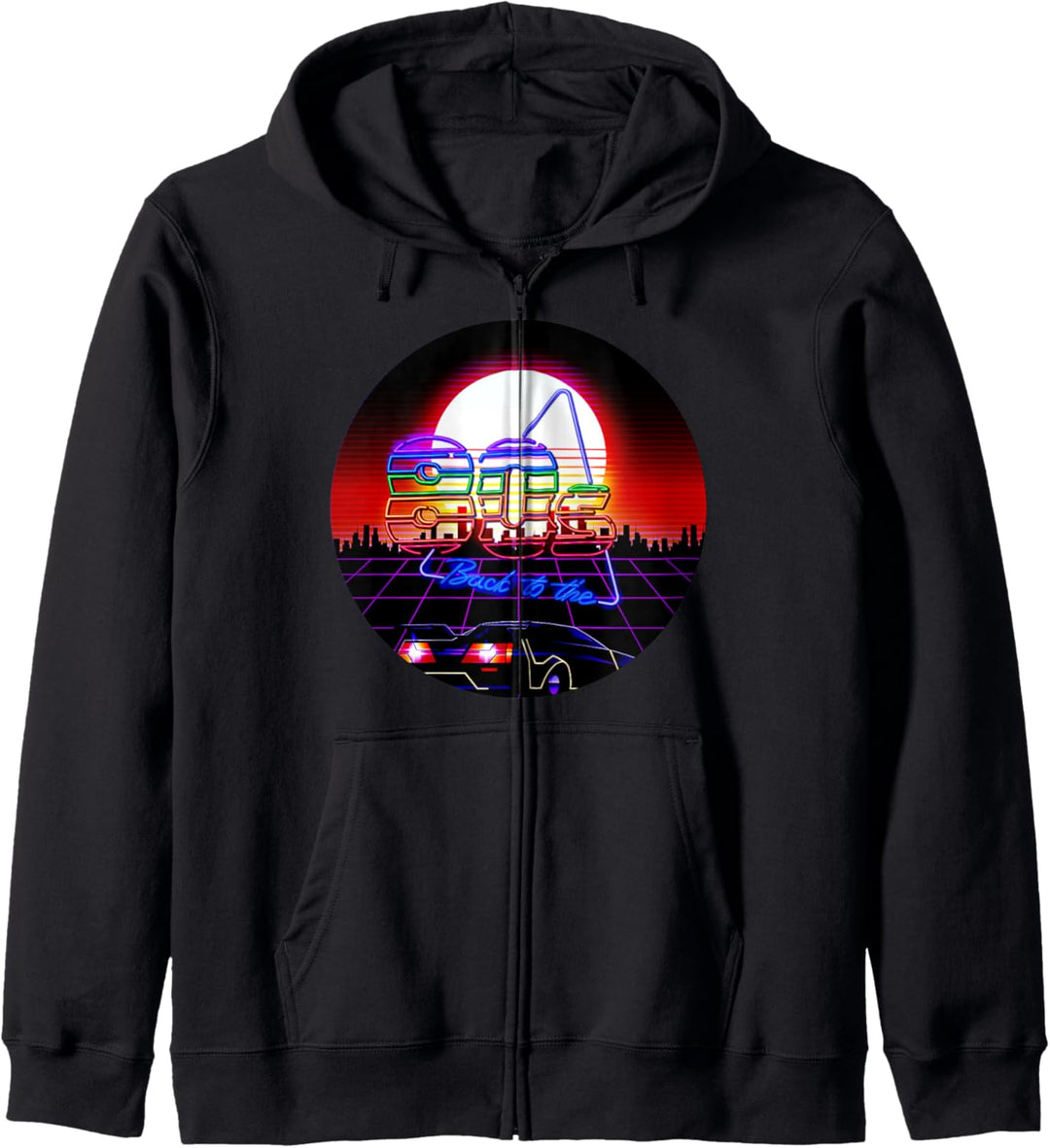 Retro Synthwave Vaporwave Back to the 80s Style Design Kapuzenjacke