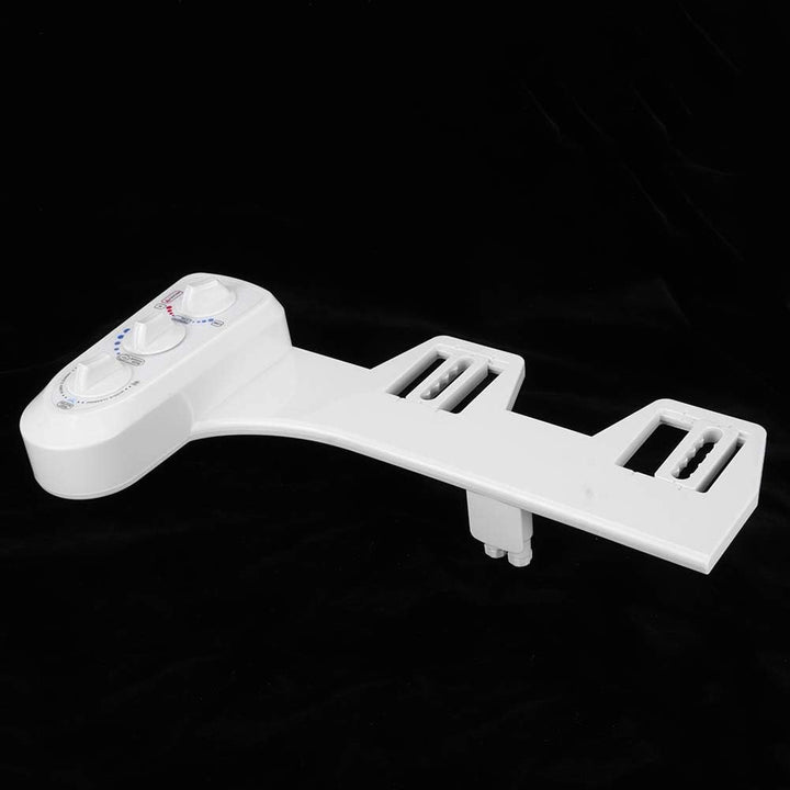 3/8 Gewinde Doppeldüse WC Bidet Aufsatz für Heisses und Kaltes Wasser, Bidet Aufsatz für Warmes Wass