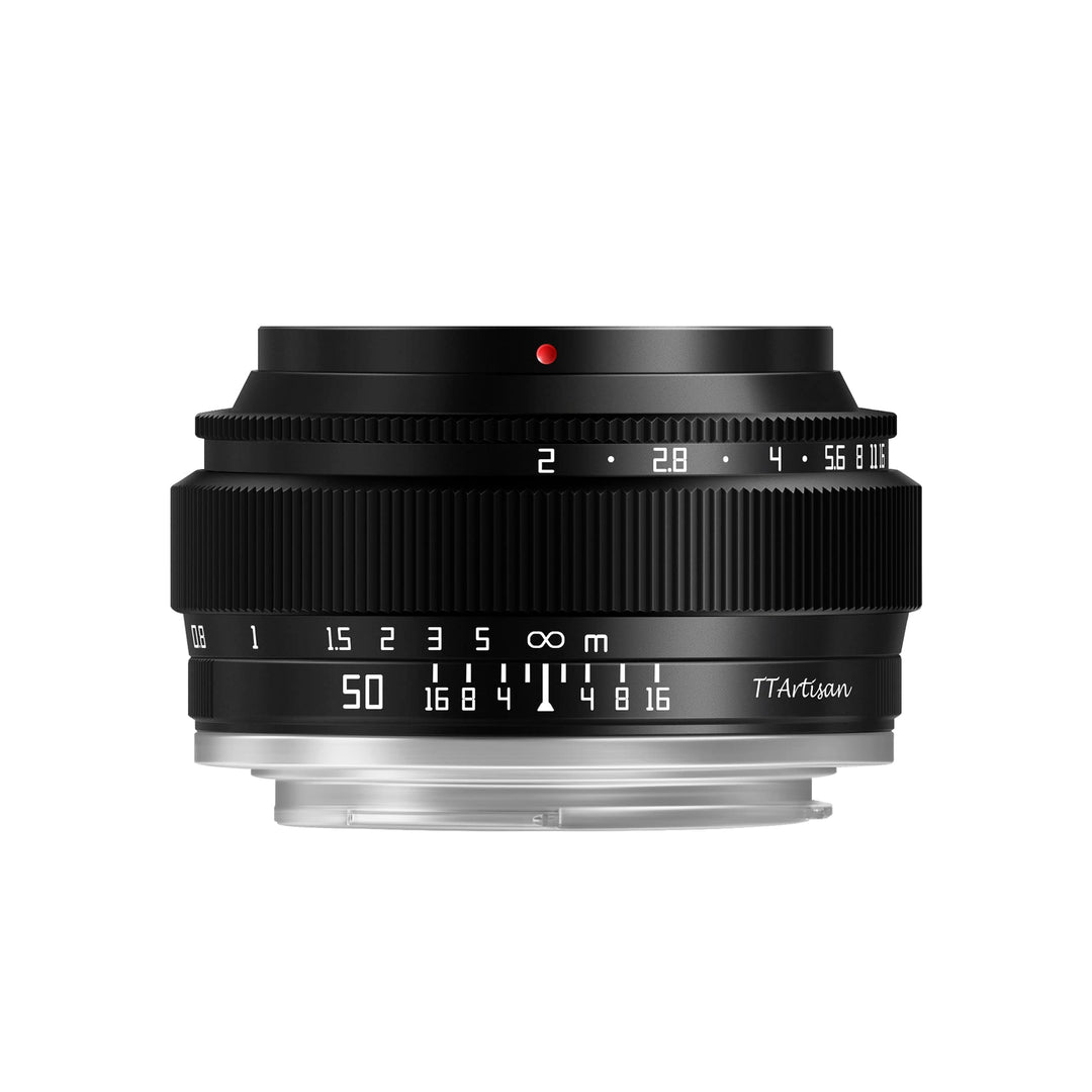 TTArtisan 50mm F2 Full Frame Manual Camera Lens Compact Design Light Weight Standard Focal Length Ca