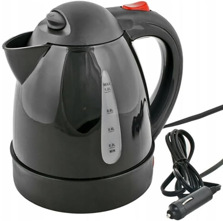12 V Wasserkocher 1 Liter | 130 W | Reise- &amp; LKW Fahrzeug, Wohnmobil, Truck