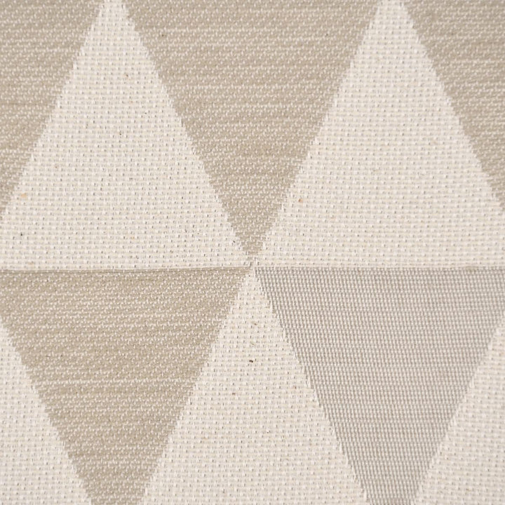 SCHÖNER LEBEN. Zugluftstopper Triangel Retro Scandi Sand Hellbeige, Auswahl:80cm Länge ca. 80x15x15c