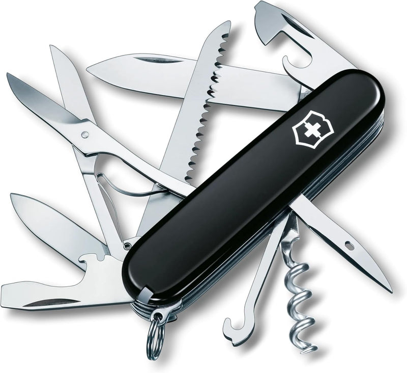 Victorinox Schweizer Taschenmesser Huntsman, Multitool, Swiss Army Knife mit 15 Funktionen, Klinge,