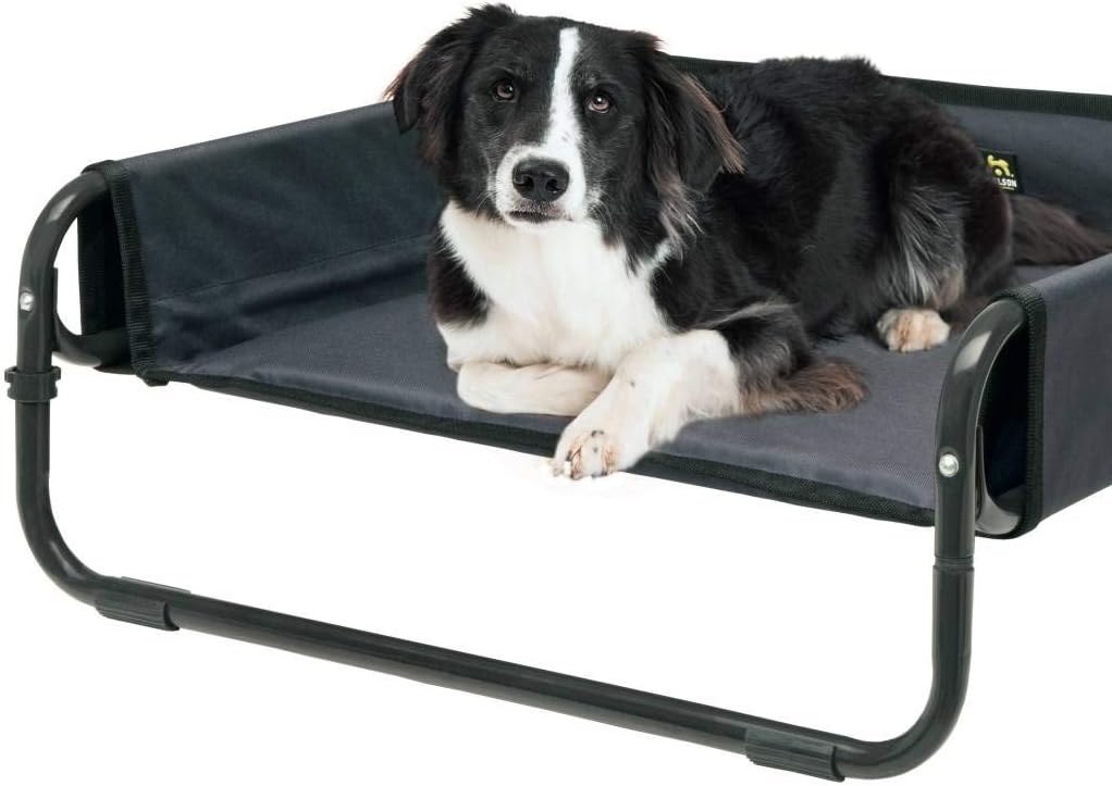 Maelson Soft Bed - Foldable Dog Bed Dog Couch Anthracite M - 71 x 71 x 29cm