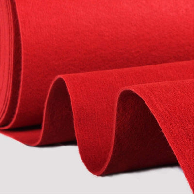 uyoyous Roter Teppich,1 x 10 m Hochzeits-Läufer Event Teppich 2mm Red Carpet Gangläufer roter Teppic