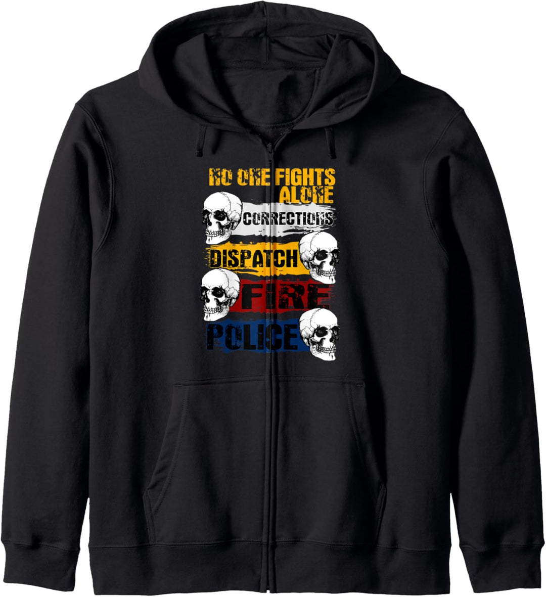 Ersthelfer Thin Line Heroes amerikanische Flagge Kapuzenjacke