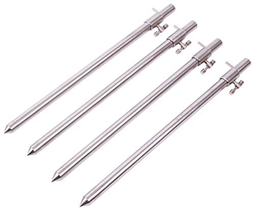 Ultimate T-Screw Stainless Steel Bankstick Set 30-50cm (4 Stück) - Bankstick 30-50cm Stainless Steel
