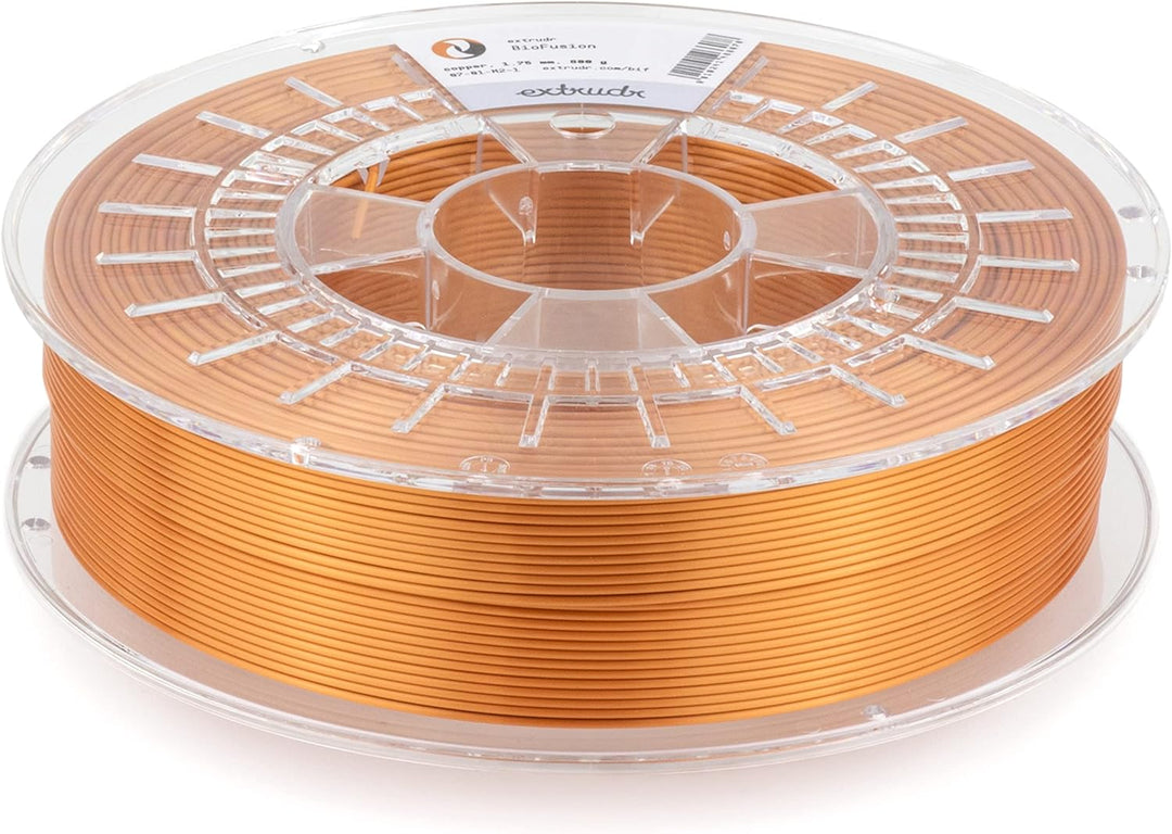 extrudr® BioFusion ø1.75mm (800gr) 'STEAMPUNK COPPER/KUPFER' - 3D Drucker Filament - Made in Austria