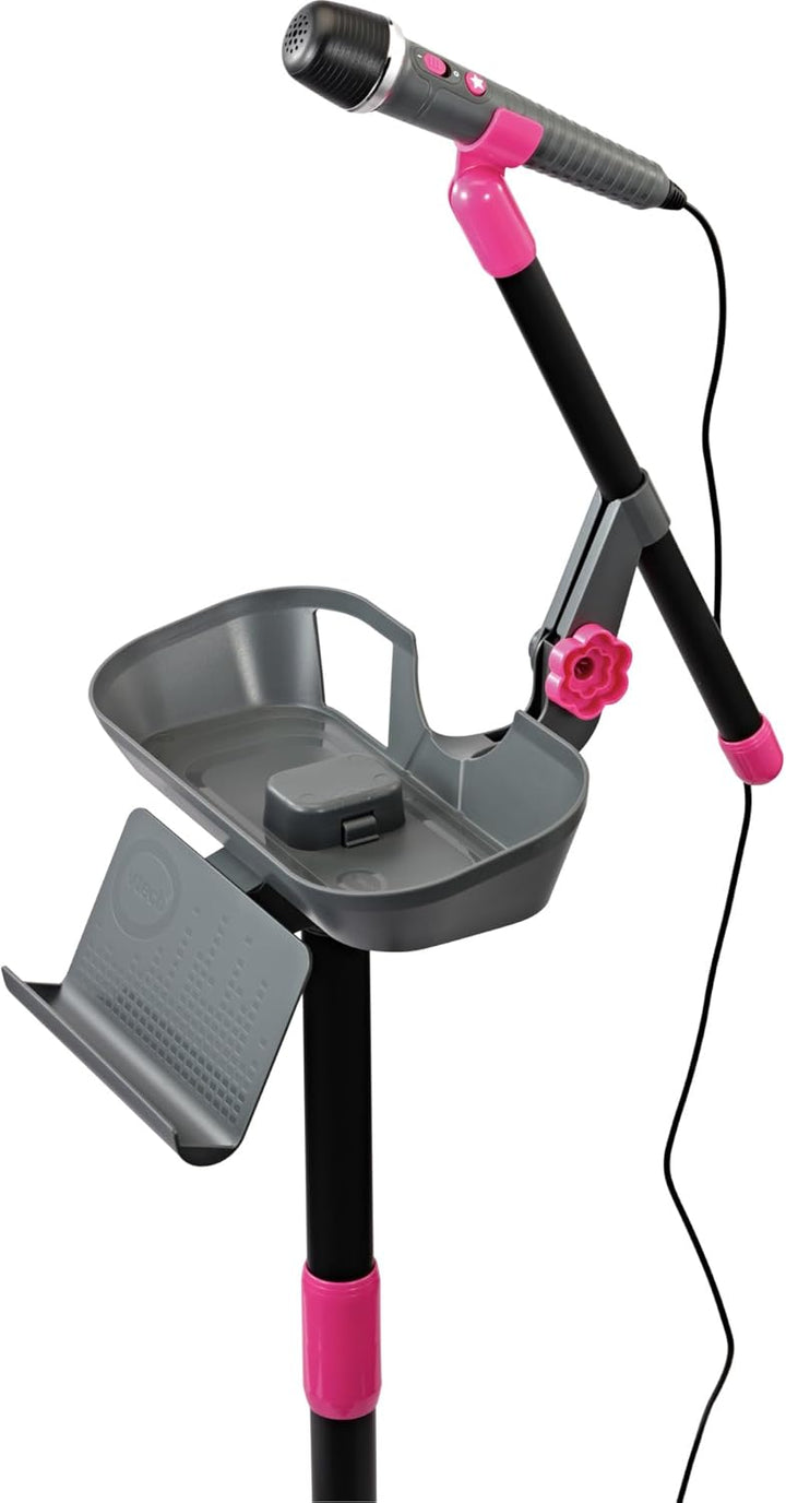 VTech Kidi Super Star DJ Studio pink – 10-in-1 Karaokespielzeug mit Mikrofon, abnehmbarem DJ-Mischpu