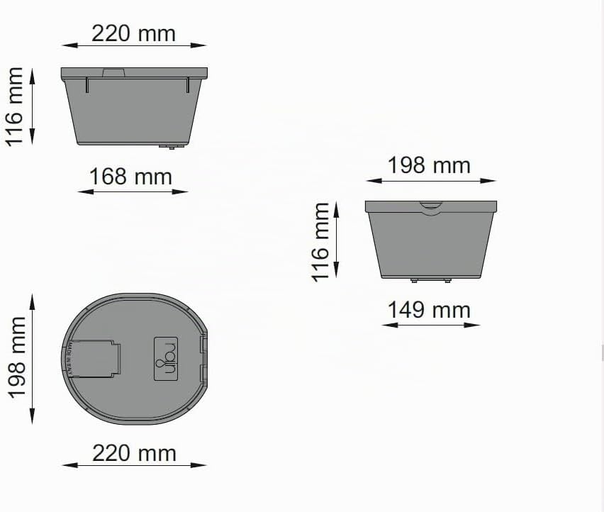 RAIN Ventilkasten Ventilbox Verteilerkasten Bewässerung rund mit Kugelhahn 3/4" PZCR 15