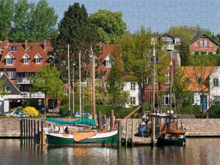 CALVENDO Puzzle Eckernförde - Borby 1000 Teile Lege-Grösse 64 x 48 cm Foto-Puzzle Bild von Klaus Kol
