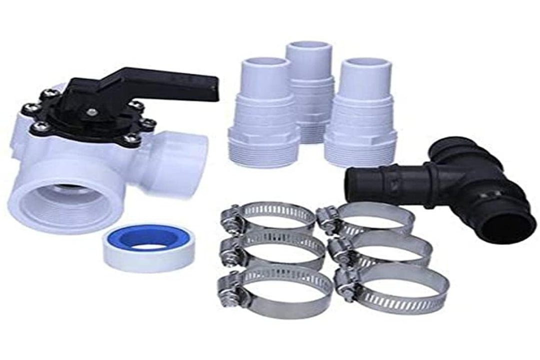 POOLEX - Kit Bypass 32/38 mm – PC-BYPASS-32 – Anschluss der Wärmepumpe Pool an das Filtersystem – ko