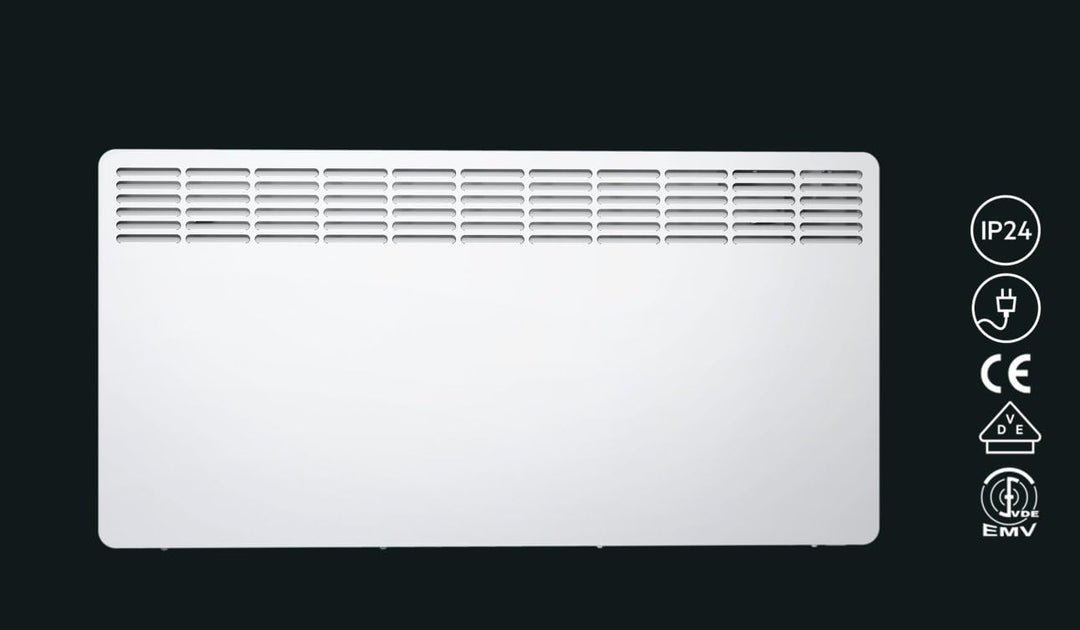 AEG Wandkonvektor WKL 2005, Elektroheizung energiesparend, 2000 W für ca. 25 m², LCD-Display, Wochen